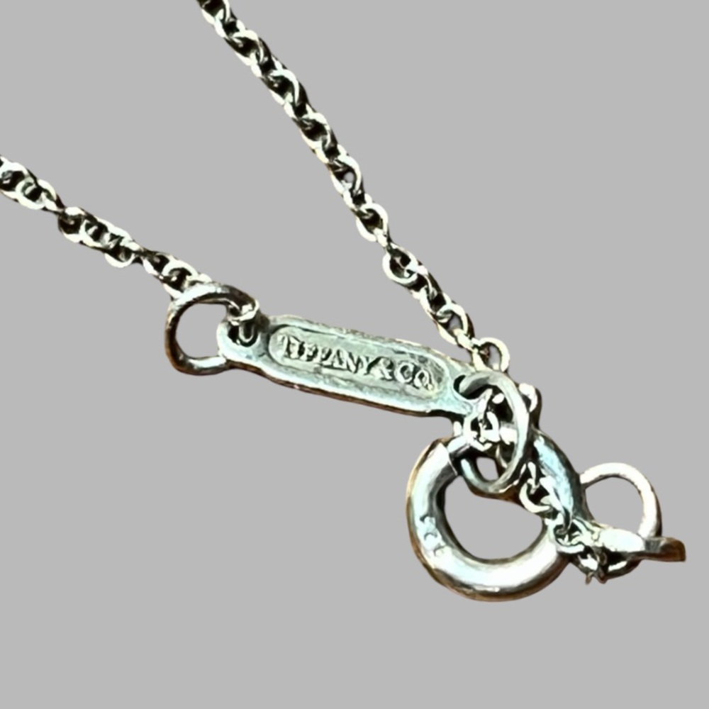 Tiffany & Co. Silver Necklace with Turquoise Box - Picture 10 of 12